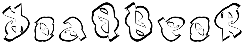 Ambigram for deadbeef in Calli   